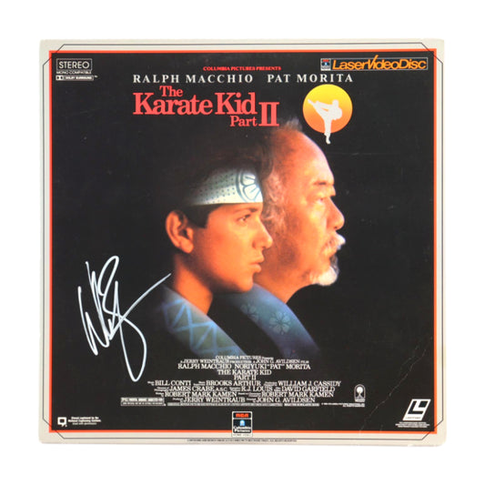 William Zabka Signed "The Karate Kid Part II" Laser Video Disc - JSA