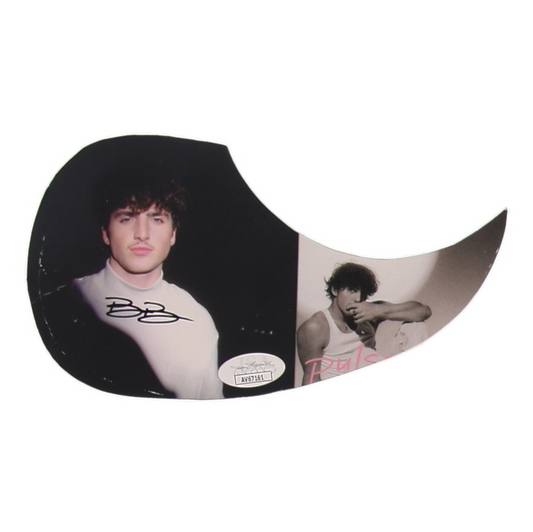 Benson Boone Signed "Pulse" Custom Insert Pickguard - JSA
