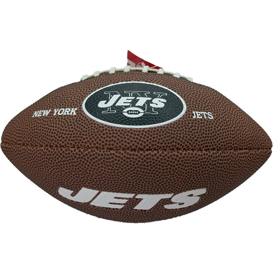 Wilson New York Jets Logo - Mini Size Soft Touch Football