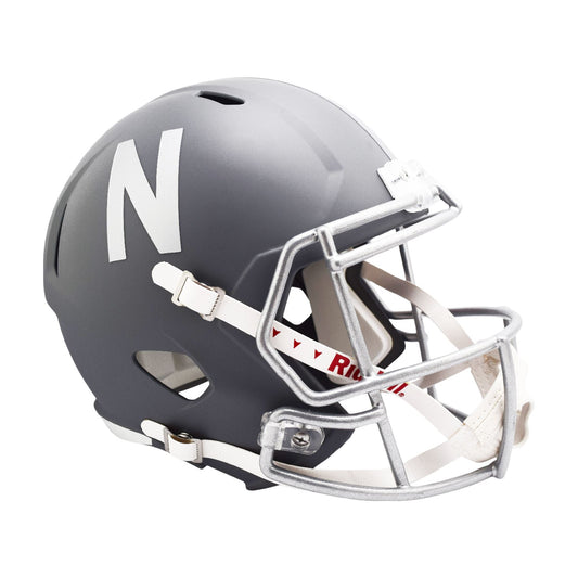 Nebraska Cornhuskers SLATE Full Size Replica Football Helmet