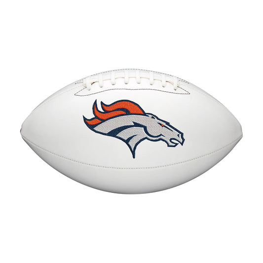 Denver Broncos Wilson Embroidered Logo Autograph Edition Football