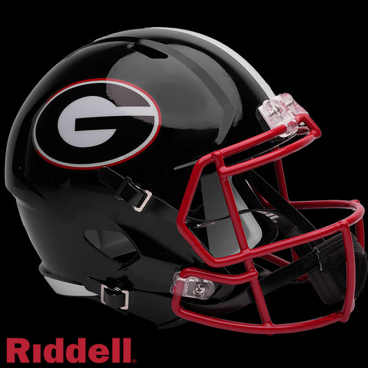 GEORGIA - BLACK - Speed Replica F/S FOOTBALL HELMET - 8060426