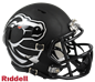 Boise State Broncos Matte Black Mini Football Helmet