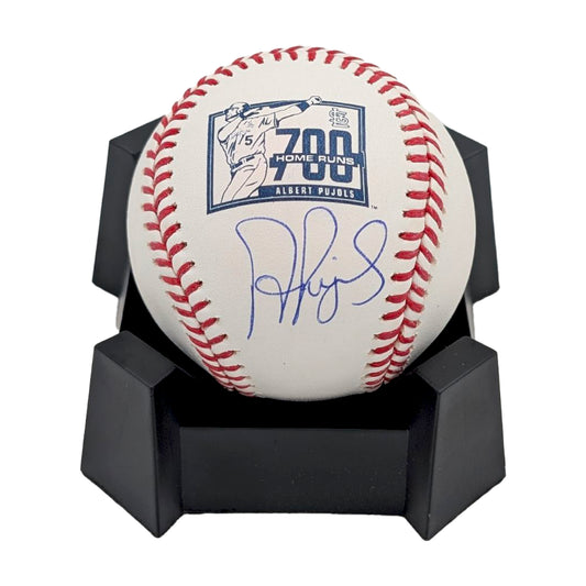 Albert Pujols Signed Rawlings 700 Home Runs MLB Baseball - Beckett