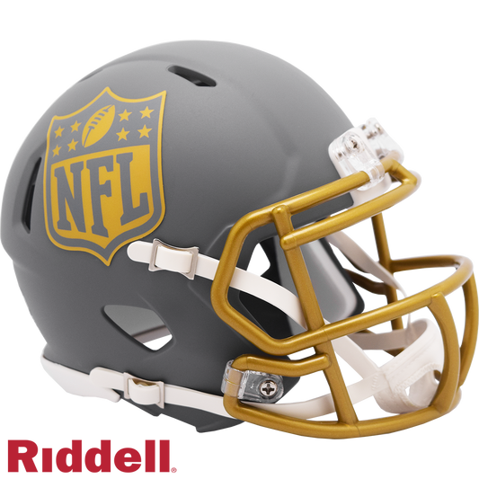 NFL Shield Slate Mini Football Helmet #8057623