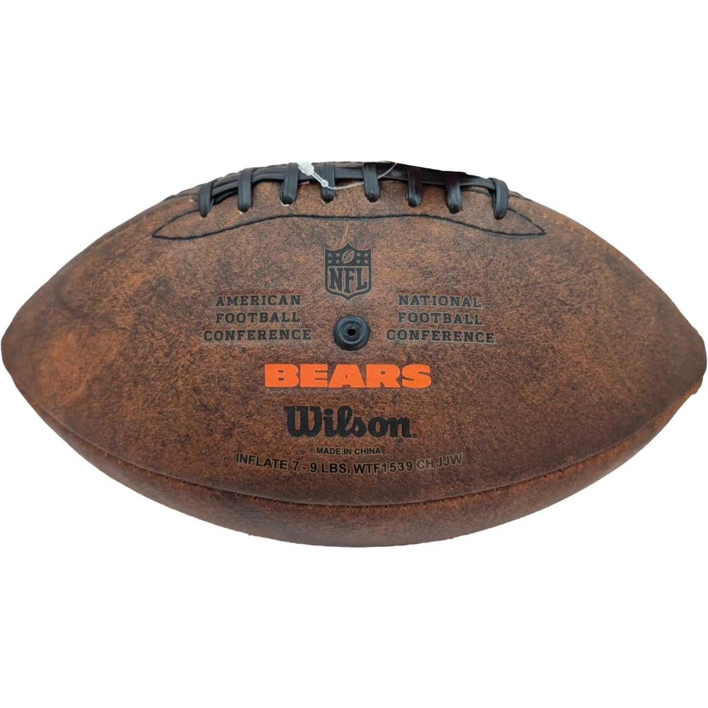 WILSON - Bears Logo - Junior Size Throwback FOOTBALL - WTF1539-BEARS
