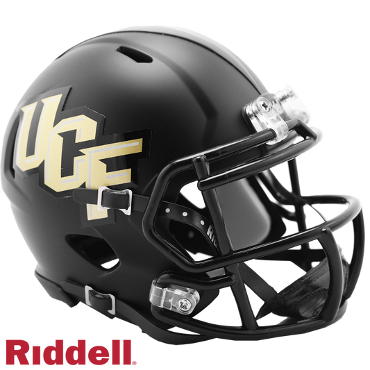 Central Florida Golden Knights Black Matte Finish  Mini Football Helmet #8055