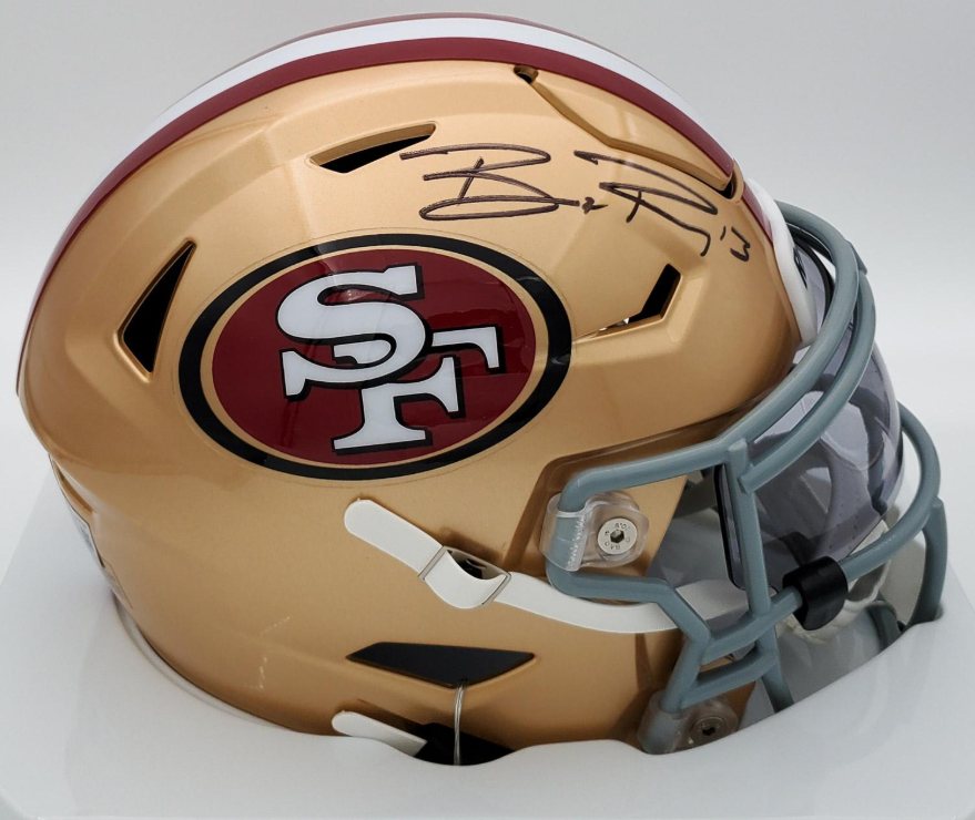Brock Purdy Signed 49ers Mid-Size MIDI Speedflex Helmet w/ Visor - Beckett