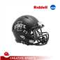 Iowa State Cyclones Satin Black Mini Football Helmet-#8055422