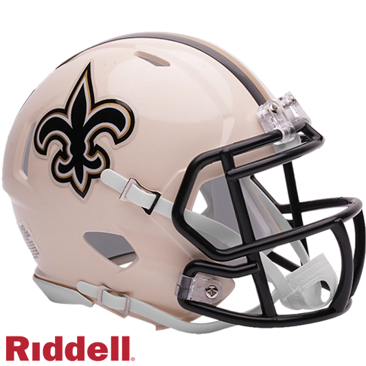 New Orleans Saints Retro Speed Mini Football Helmet