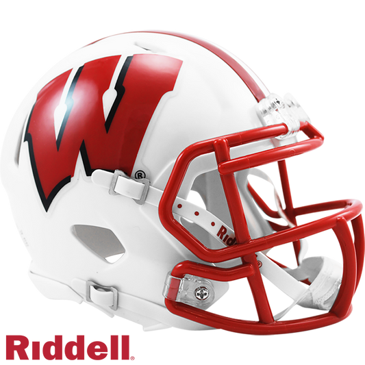 Wisconsin Badgers Primary Speed Mini Football Helmet