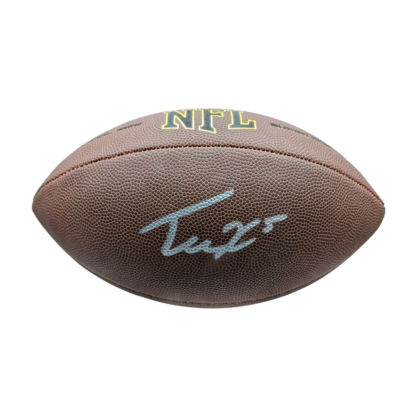 Tee Higgins Autographed Wilson Super Grip Football - BAS