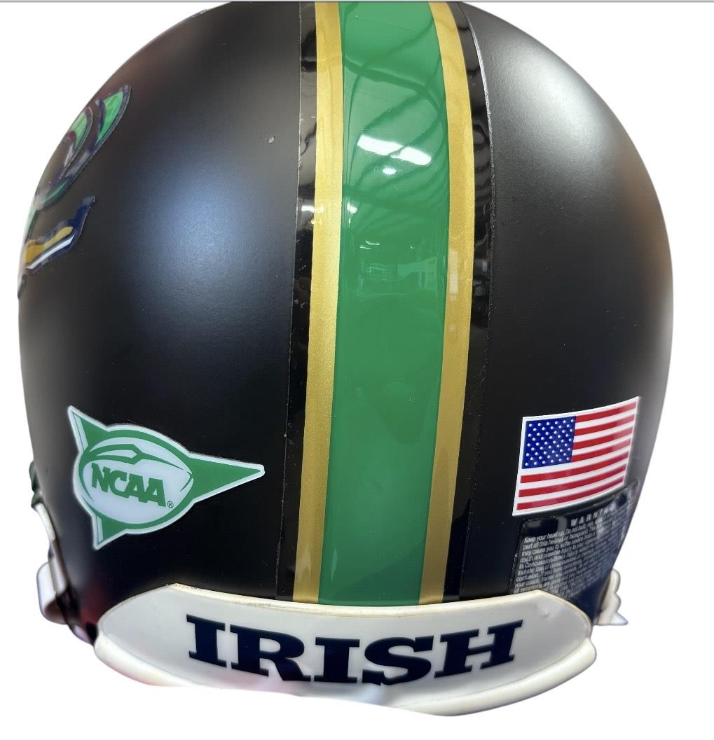 Notre Dame Custom Riddell Full Size Authentic VSR4 Helmet
