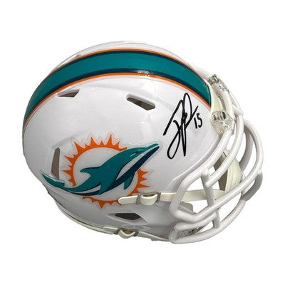Jalen Phillips Autographed Miami Dolphins Speed Mini Helmet - Beckett