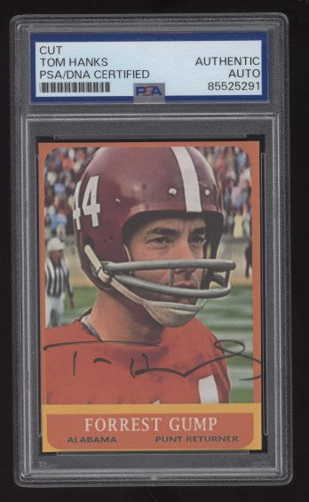 Tom Hanks PSA/DNA Authentic Encapsulated Cut Signature - Forrest Gump