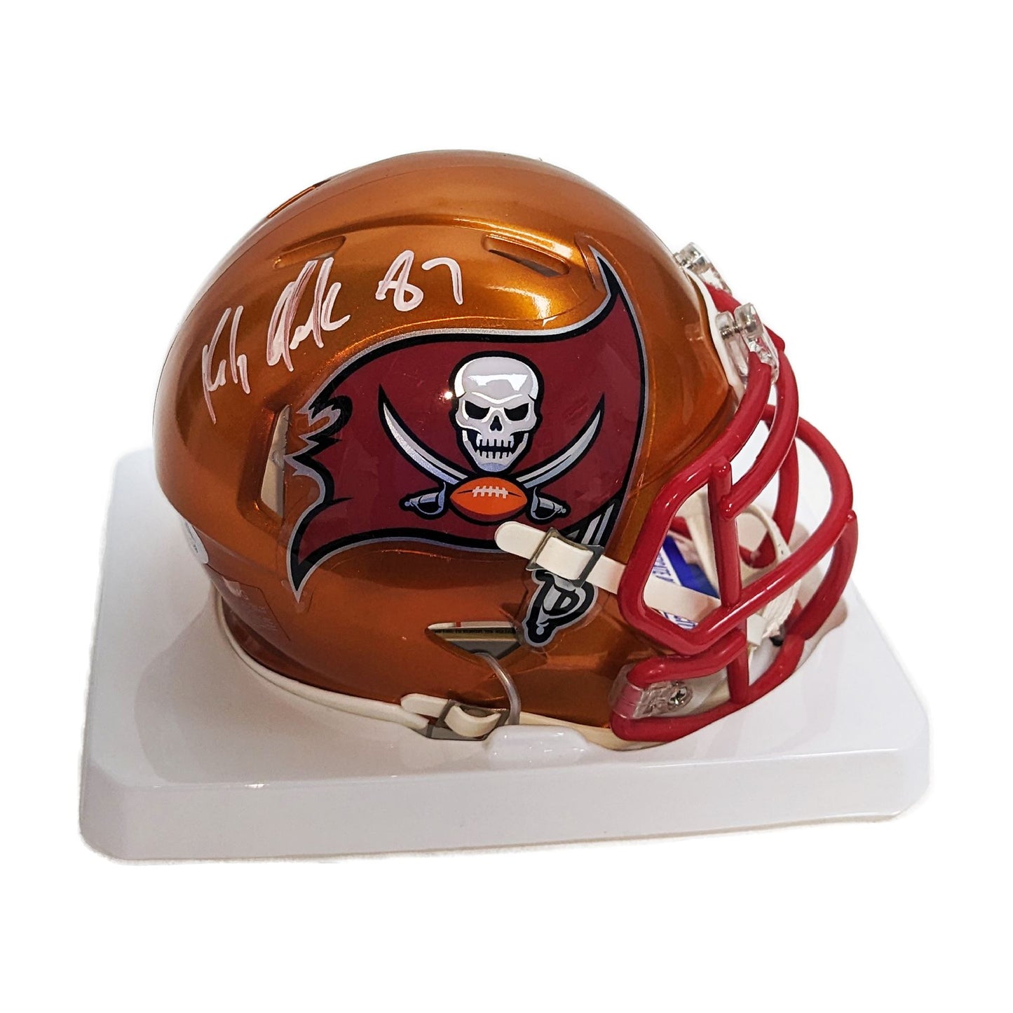 Rob Gronkowski Autographed Tampa Bay Bucs Flash Mini Helmet - PSA –  Creative Sports