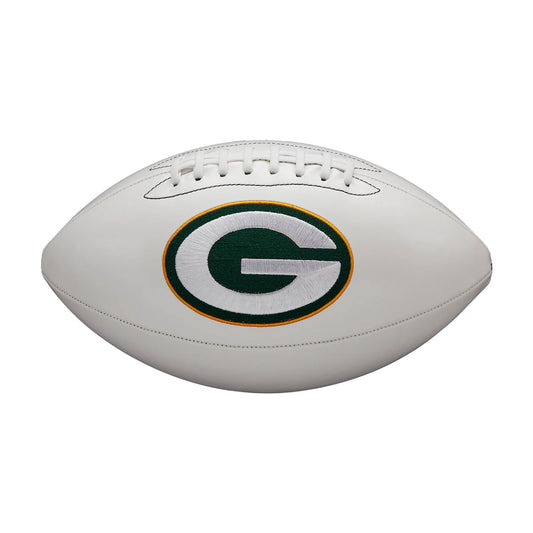 Green Bay Packers Wilson Embroidered Logo Autograph Edition Football