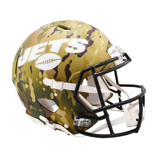 New York Jets CAMO Full Size Authentic Football Helmet