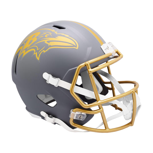 Baltimore Ravens SLATE Full Size Replica Football Helmet