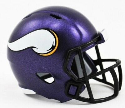 Vikings Speed Pocket Pro Football Helmet-#8045085