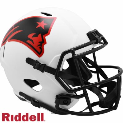 New England Patriots Lunar Speed F/S Replica Football Helmet