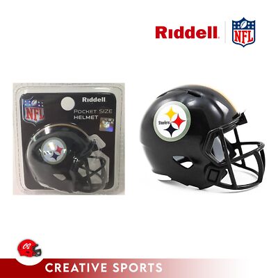 Pittsburg Steelers Speed Pocket Pro Football Helmet