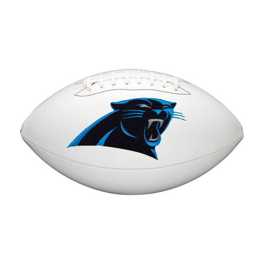 Carolina Panthers Wilson Embroidered Logo Autograph Edition Football