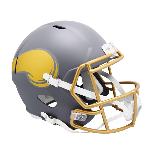 Minnesota Vikings SLATE Full Size Replica Football Helmet