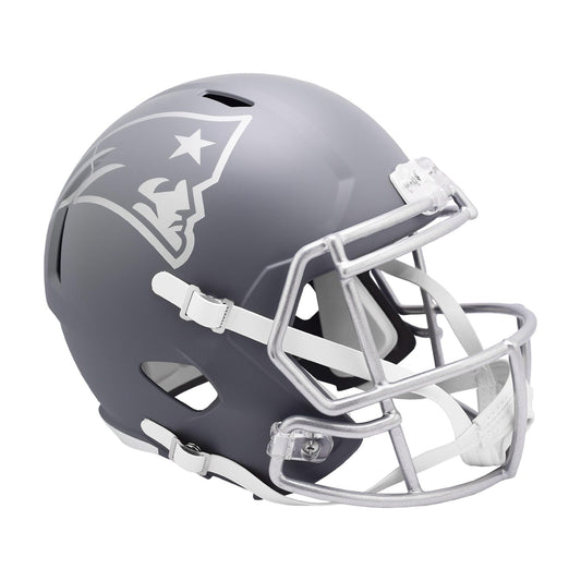 New England Patriots SLATE Full Size Replica Football Helmet