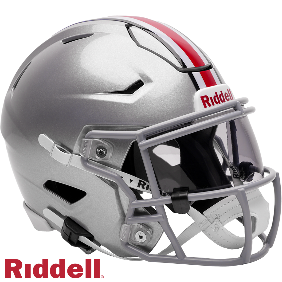Ohio State Buckeyes Primary Speed Midi Speedflex Football Helmet