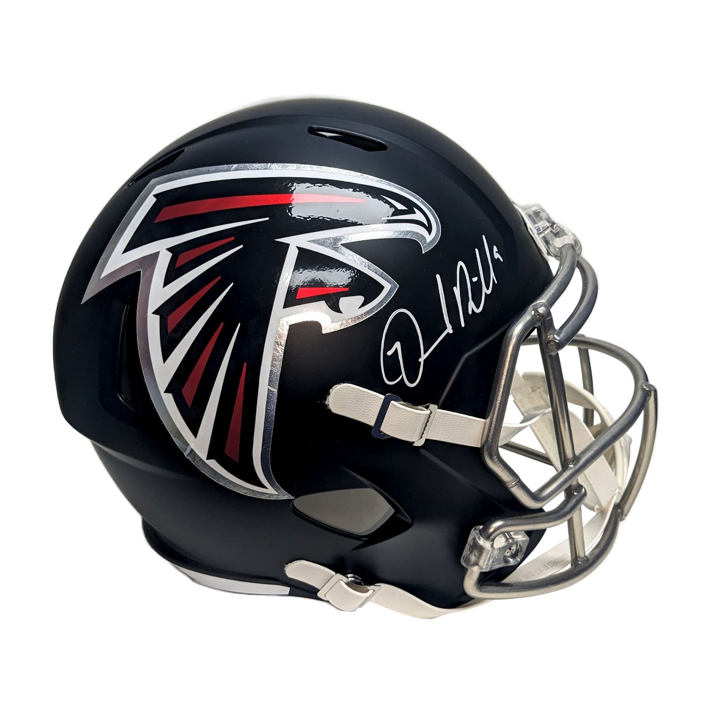 Desmond Ridder Autographed Falcons Speed Replica Full Size Helmet - BAS