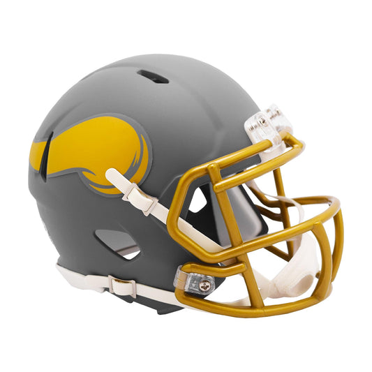 Minnesota Vikings SLATE Mini Football Helmet