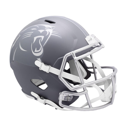 Carolina Panthers SLATE Full Size Replica Football Helmet