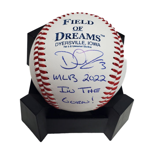 Dwier Brown signed Field of Dreams baseball w/ In the Corn Inscription-BAS