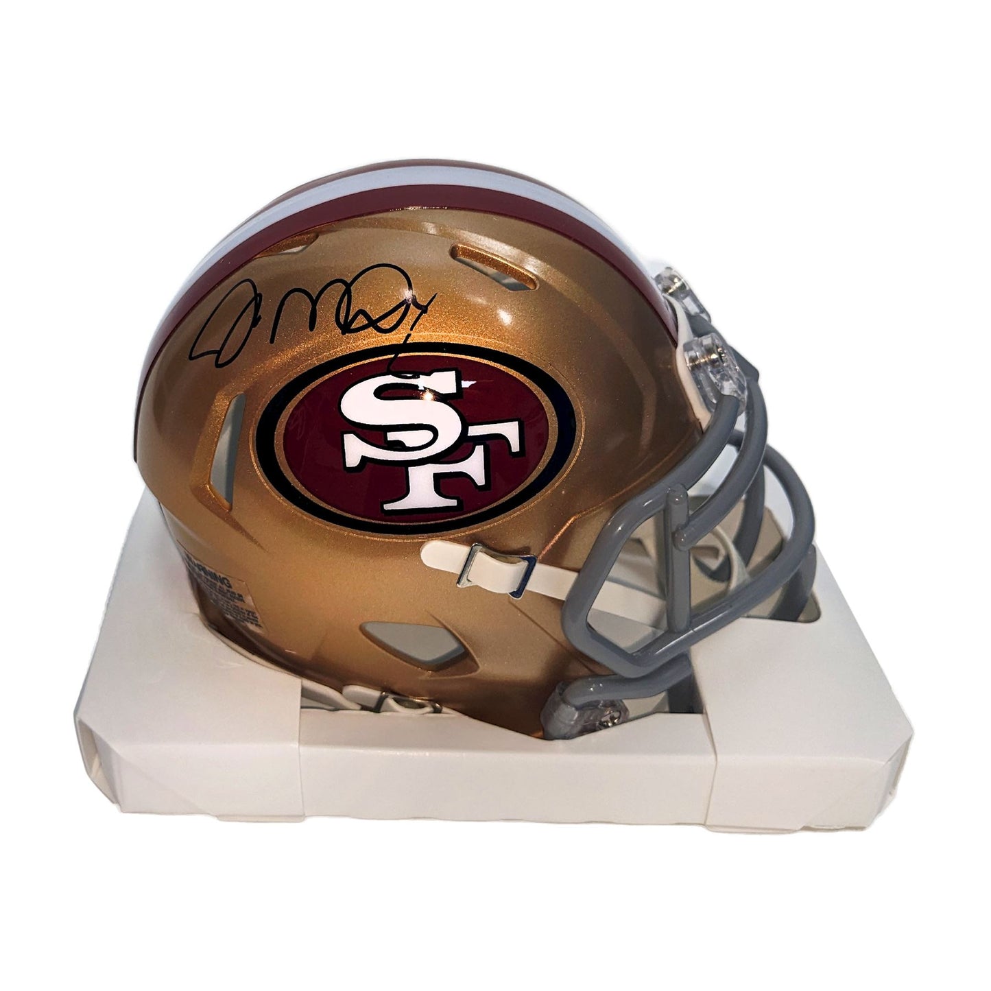 Joe Montana Autographed 49ers Speed Mini Helmet - BAS
