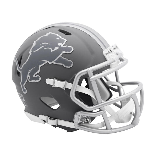 Detroit Lions SLATE Mini Football Helmet