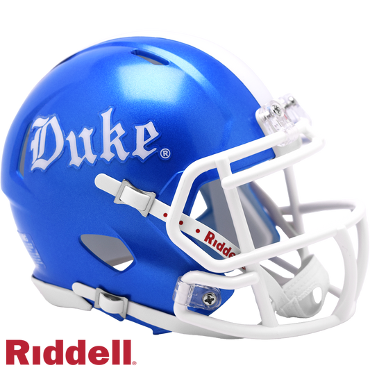 Duke Blue Devils Blue Gothic Mini Football Helmet #8059346