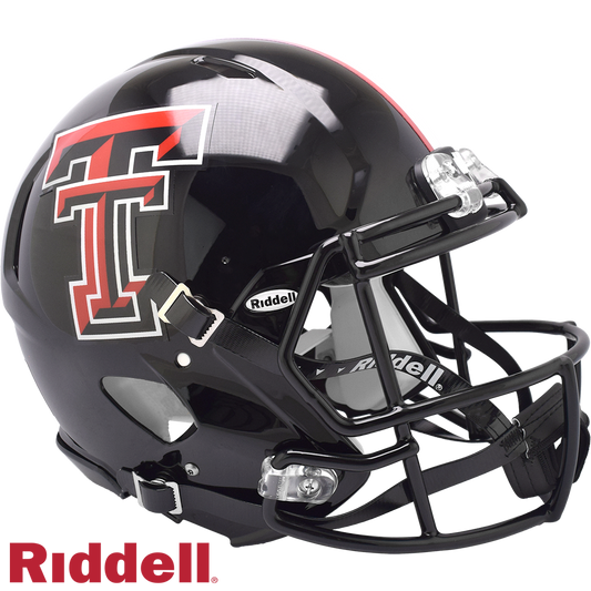 Texas Tech Speed Black F/S Authentic Football Helmet