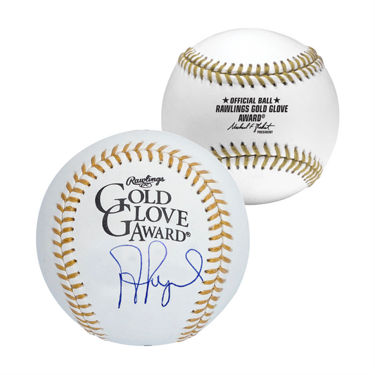 ANDRE DAWSON SIGNED OFFICIAL GOLD GLOVE LOGO BASEBALL - JSA