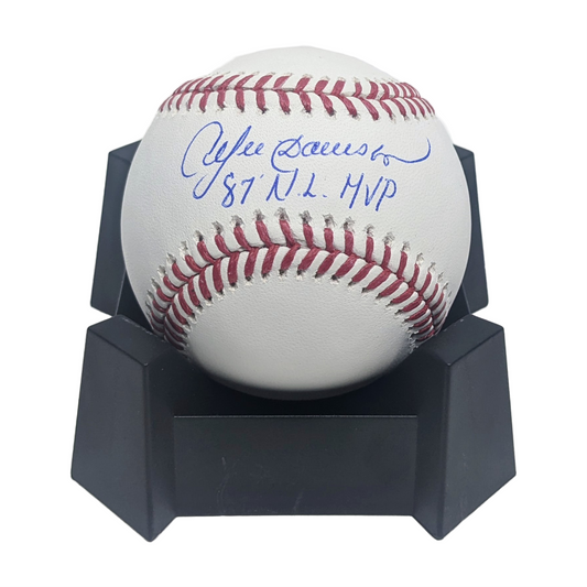 Andre Dawson Autographed Official MLB Baseball with NL MVP Inscription. Beckett Authentication.
