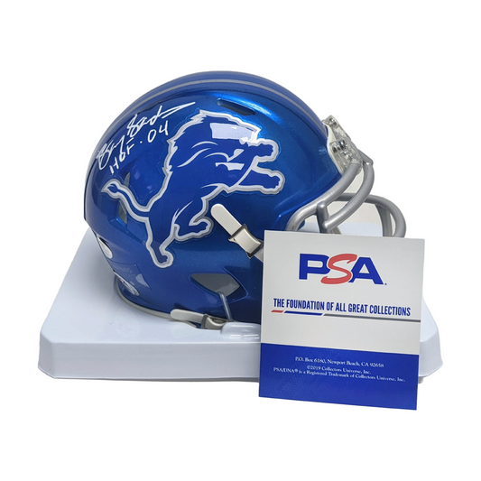 NFL Auction  HOF - Raiders Tim Brown Signed HOF Eclipse Mini Helmet