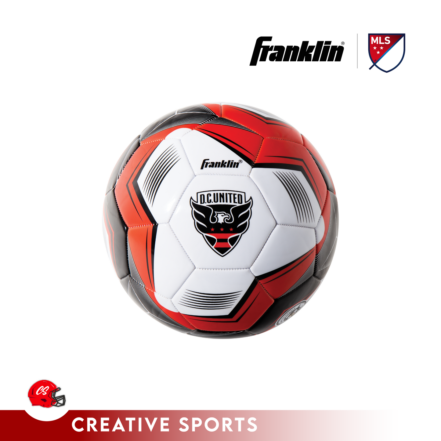 DC United Size 5 Logo Soccer Ball