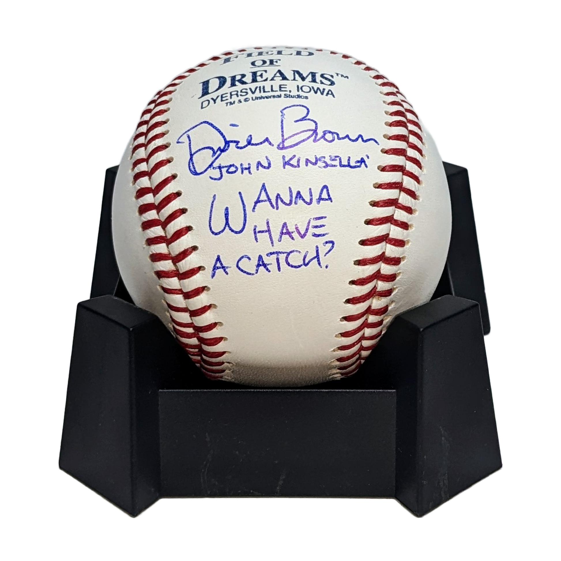 Dwier Brown Signed Authentic Field Of Dreams Wanna Have A Catch MLB