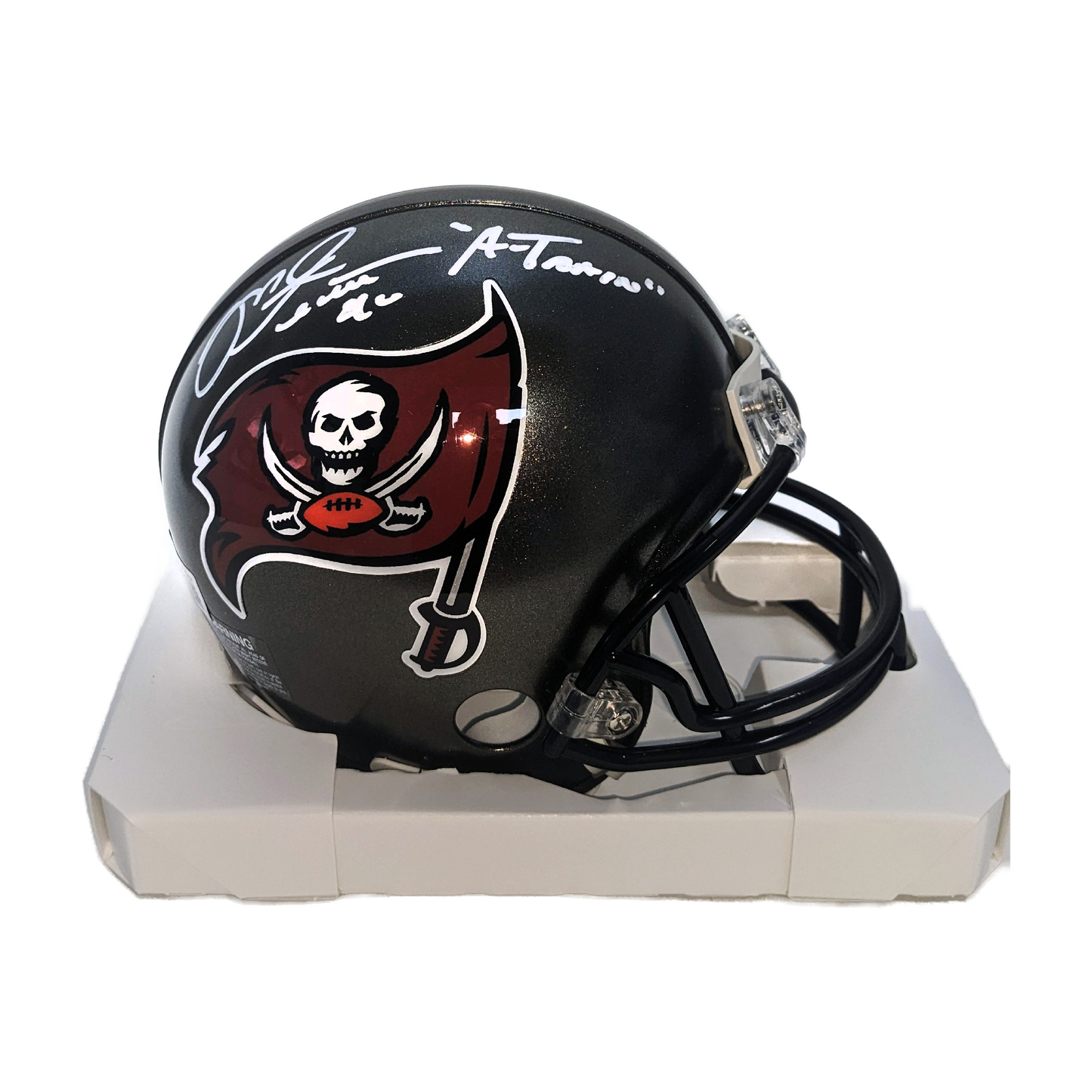 Mike Alstott Autographed Hand Signed Tampa Bay Buccaneers VSR4 Mini  Football Helmet with A-Train - BAS Authentication