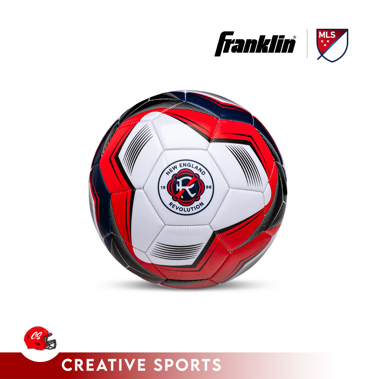New England Revolution Size 5 Logo Soccer Ball
