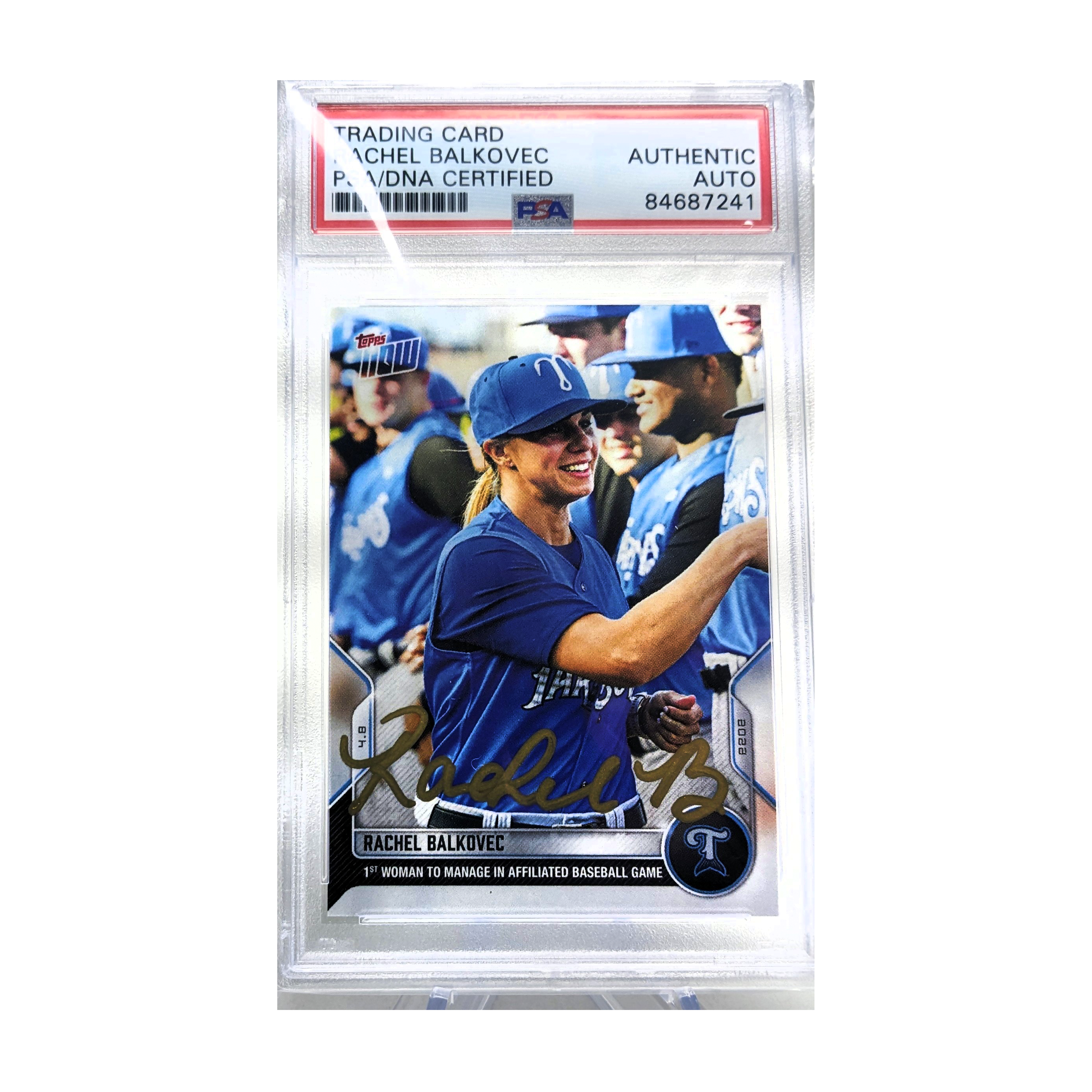 Rachel Balkovec 2022 Topps NOW Autographed Card - PSA Encapsulated NG ...