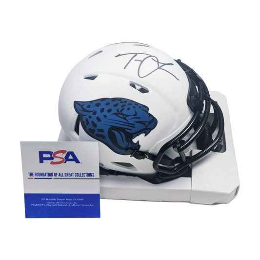 Trevor Lawrence Autographed Jacksonville Jaguars Salute to Service Mini  Helmet - PSA/DNA