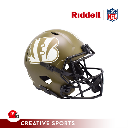 Riddell Cincinnati Bengals 2023 Salute to Service Speed Replica Helmet