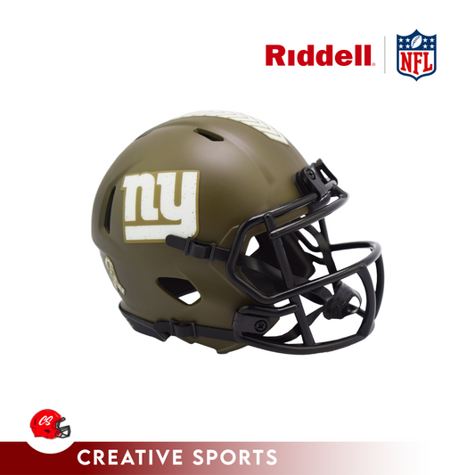 New York Giants Vintage Mighty Racers Mini NFL Football Helmet