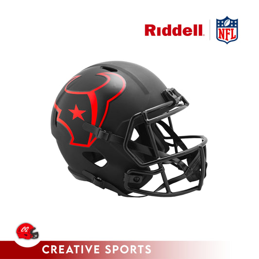 Houston Texans Riddell White Lunar Eclipse SpeedFlex Football Helmet